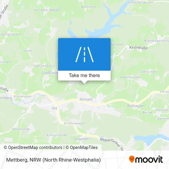 Mettberg map
