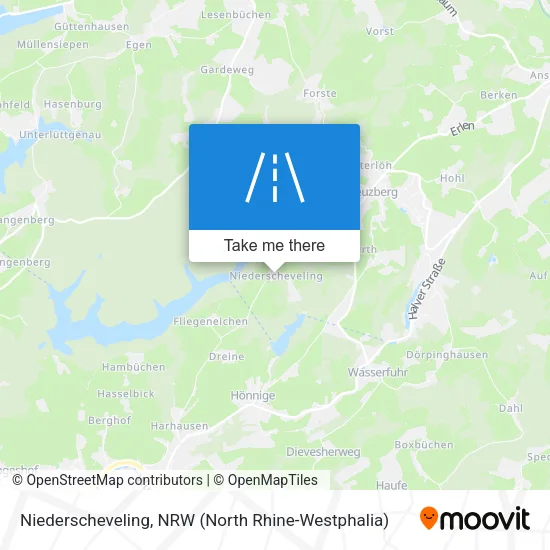 Карта Niederscheveling