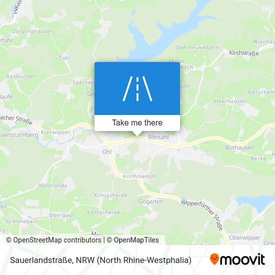 Sauerlandstraße map