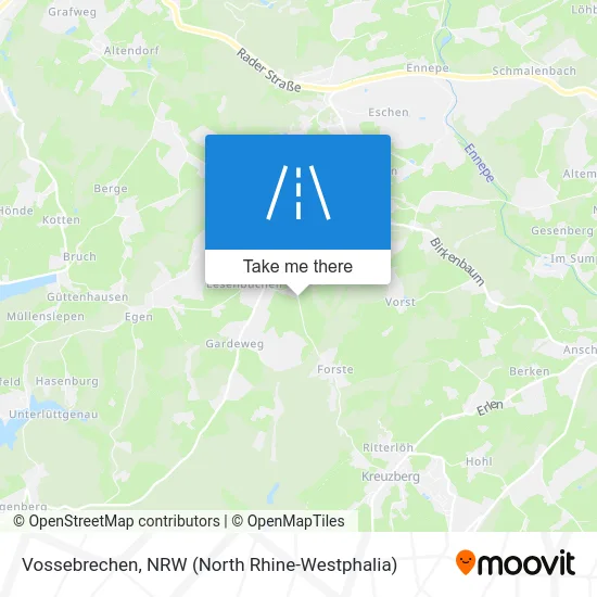 Vossebrechen map