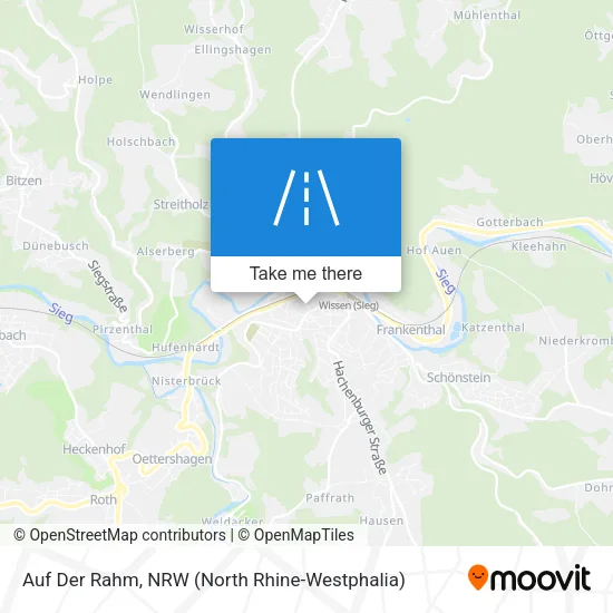 Карта Auf Der Rahm