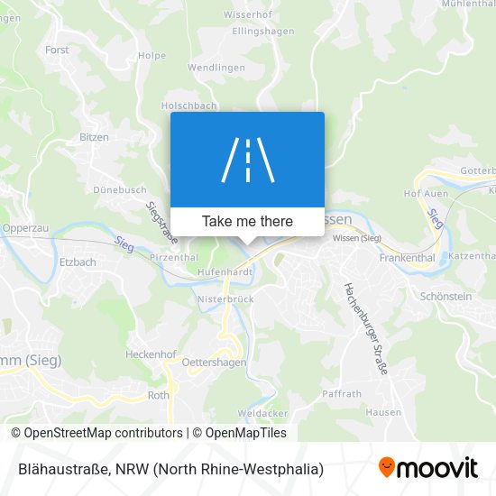 Blähaustraße map
