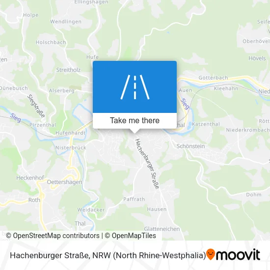 Карта Hachenburger Straße