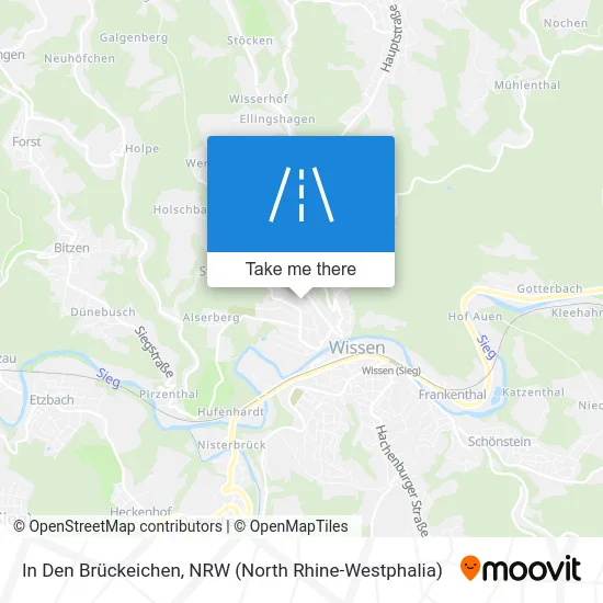 In Den Brückeichen map