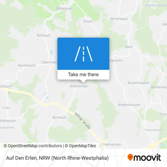 Карта Auf Den Erlen