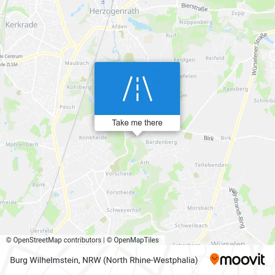Burg Wilhelmstein map