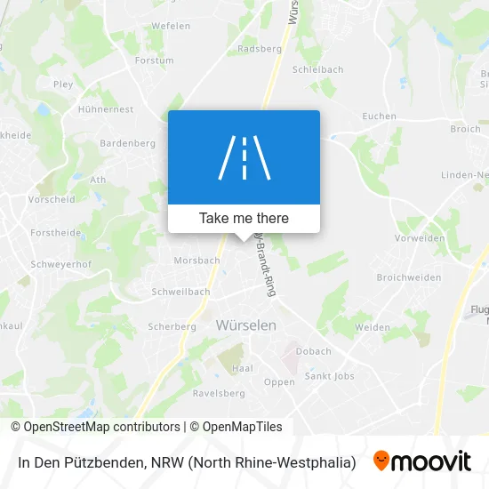 In Den Pützbenden map