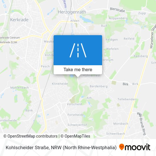 Kohlscheider Straße map