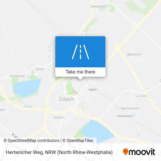 Hertenicher Weg map