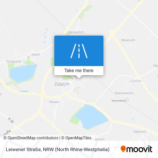 Leiwener Straße map