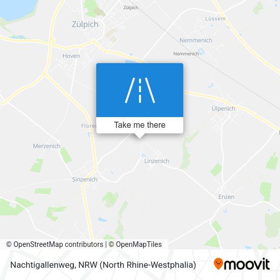 Nachtigallenweg map