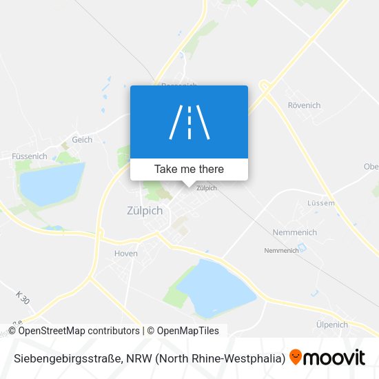 Siebengebirgsstraße map