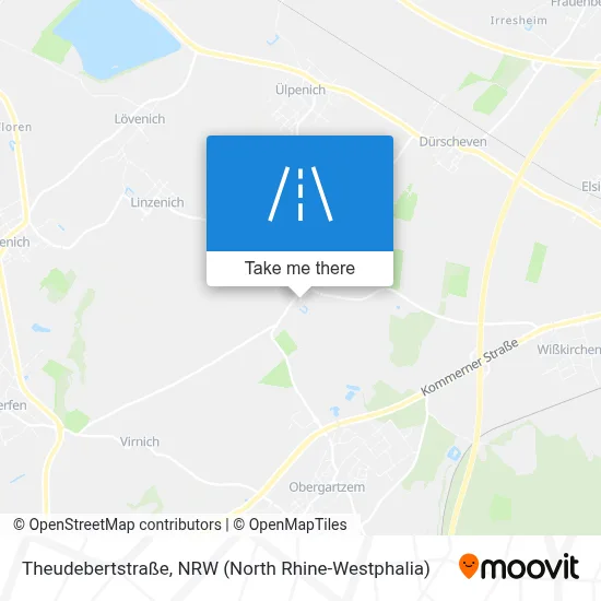 Theudebertstraße map