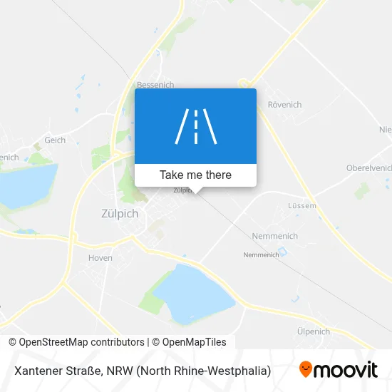 Xantener Straße map