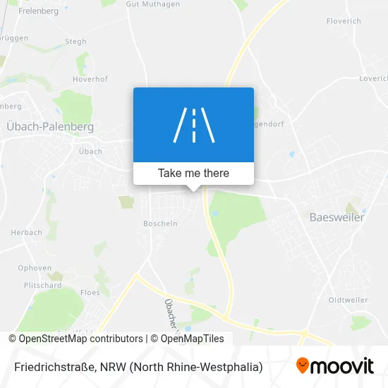 Friedrichstraße map