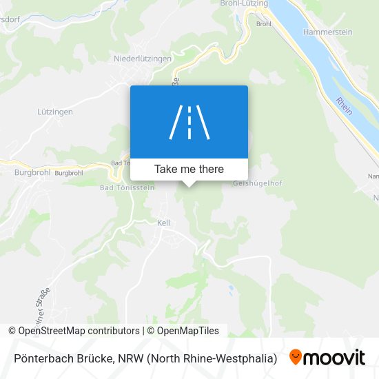 Pönterbach Brücke map