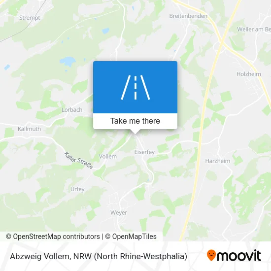 Карта Abzweig Vollem