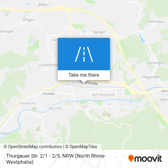 Карта Thurgauer Str. 2/1 - 2/5
