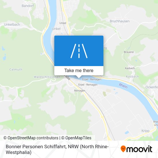 Bonner Personen Schiffahrt map