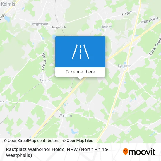 Карта Rastplatz Walhorner Heide