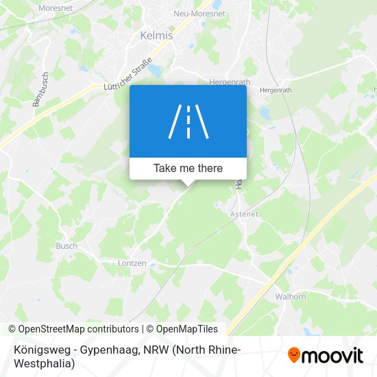 Königsweg - Gypenhaag map