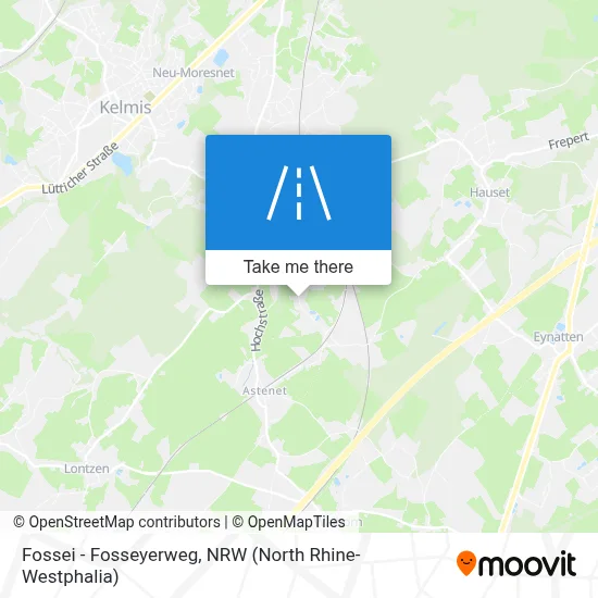 Fossei - Fosseyerweg map
