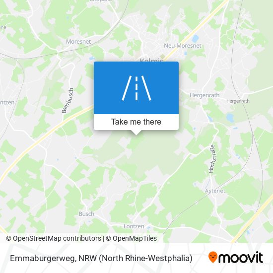 Emmaburgerweg map