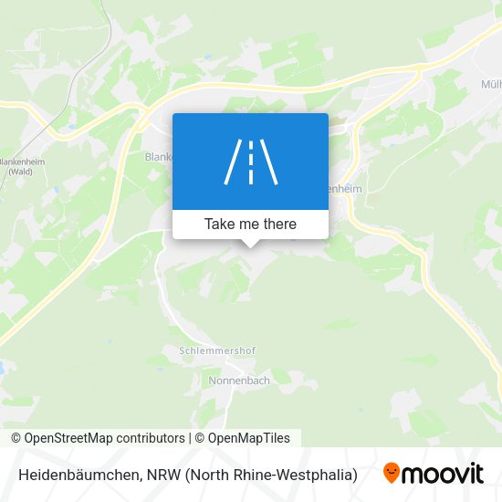 Heidenbäumchen map