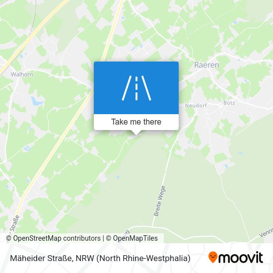 Mäheider Straße map