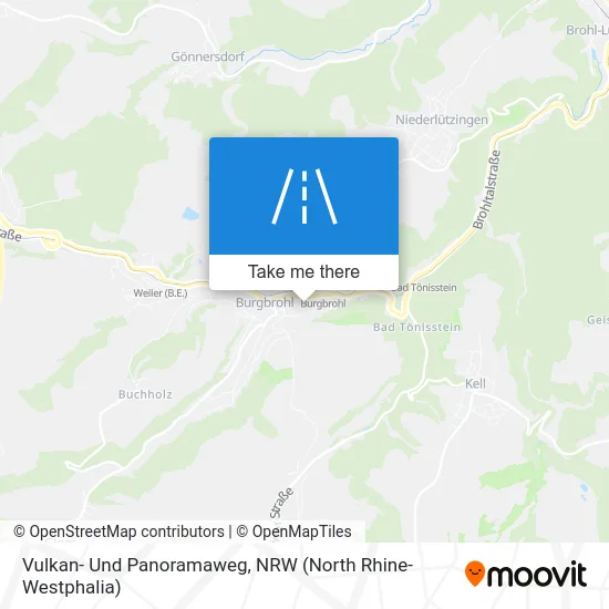 Карта Vulkan- Und Panoramaweg