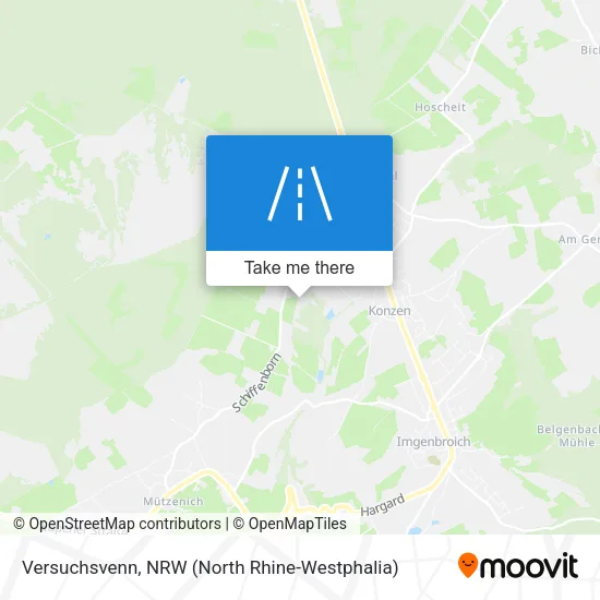 Карта Versuchsvenn