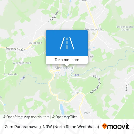 Карта Zum Panoramaweg