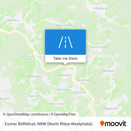 Escher Büffeltrail map