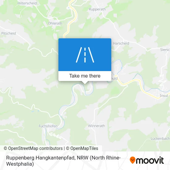 Ruppenberg Hangkantenpfad map