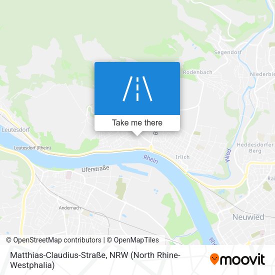 Matthias-Claudius-Straße map