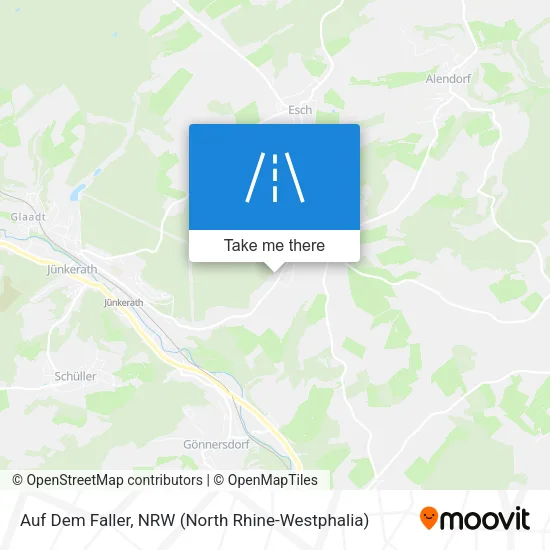 Карта Auf Dem Faller