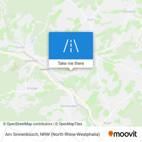 Am Sinnenbüsch map