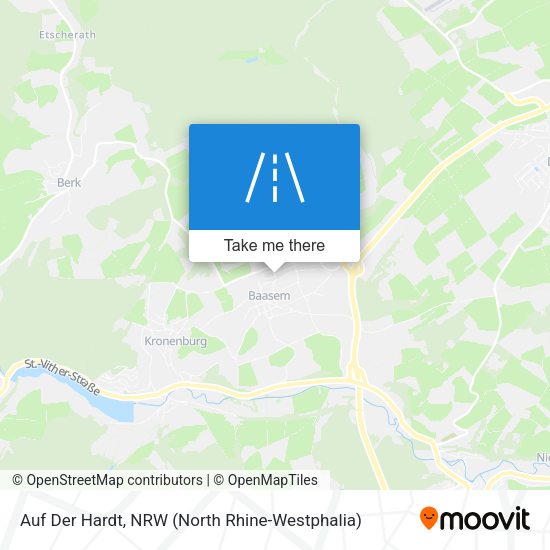 Auf Der Hardt map