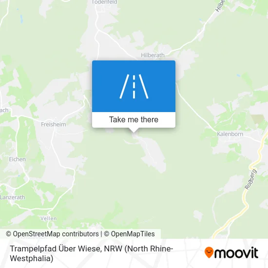 Карта Trampelpfad Über Wiese