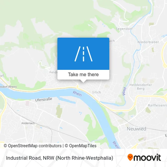 Industrieweg map