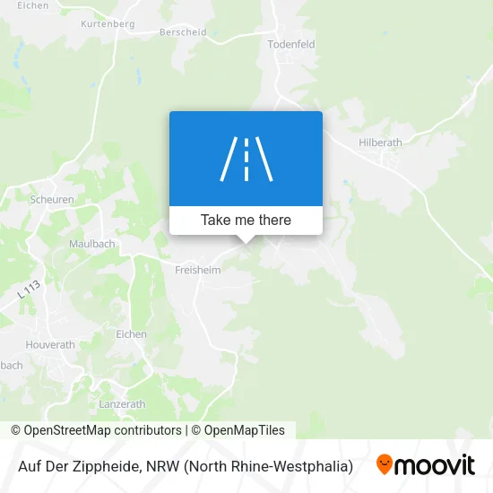 Карта Auf Der Zippheide