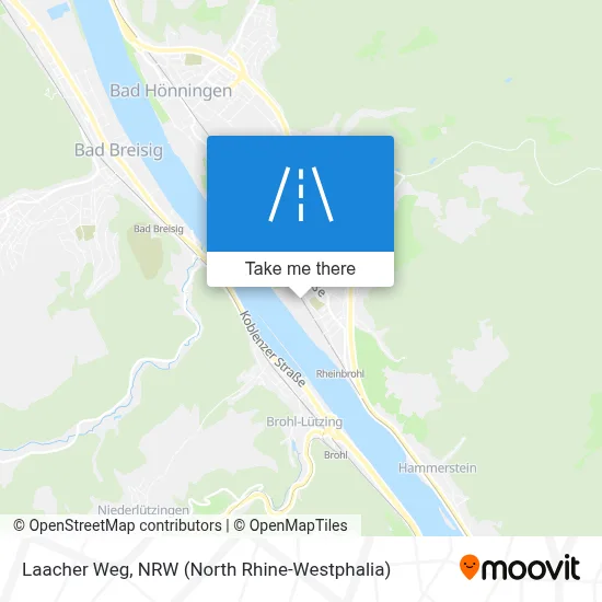 Laacher Weg map