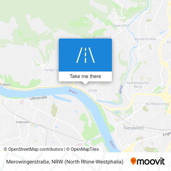 Merowingerstraße map