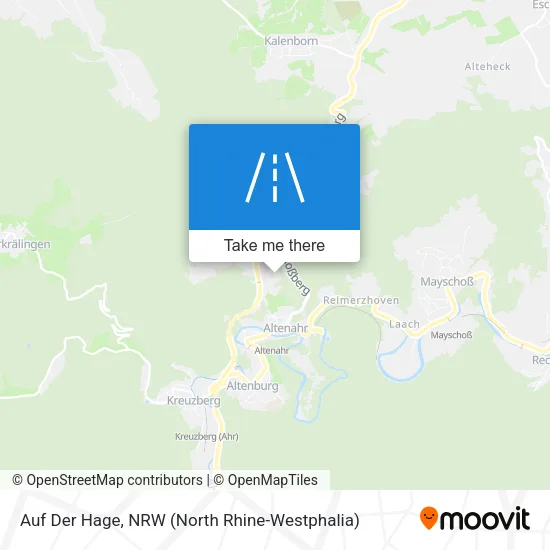 Карта Auf Der Hage