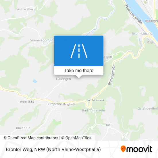Карта Brohler Weg