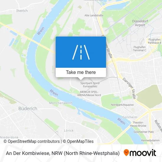 An Der Kombiwiese map