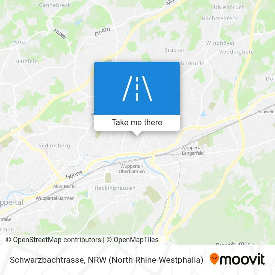 Schwarzbachtrasse map