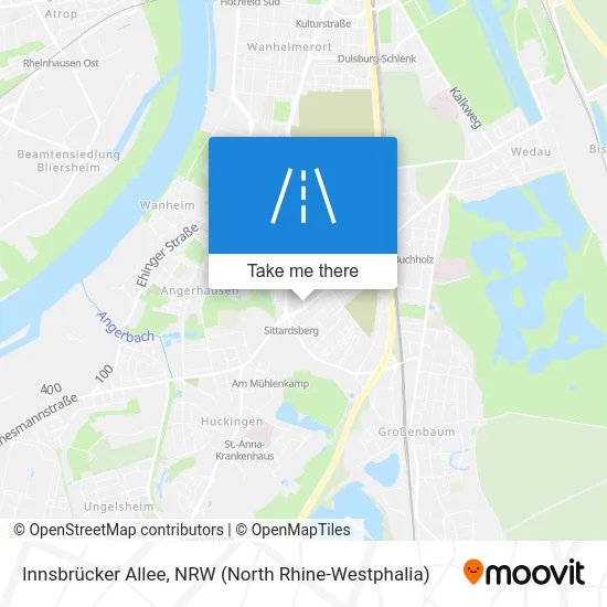 Innsbrücker Allee map