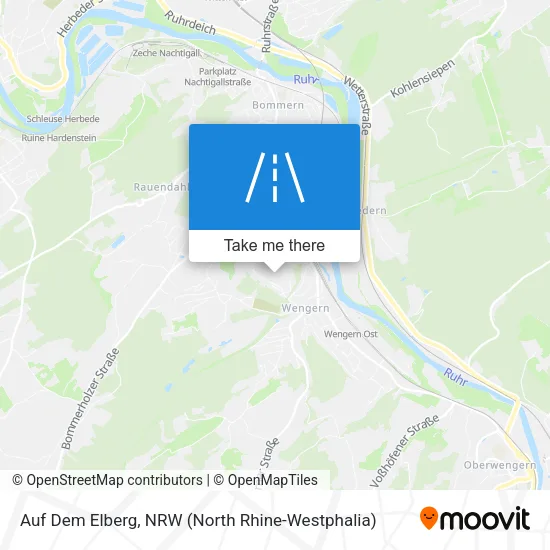 Карта Auf Dem Elberg