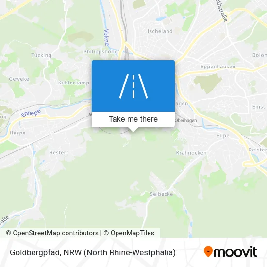 Карта Goldbergpfad